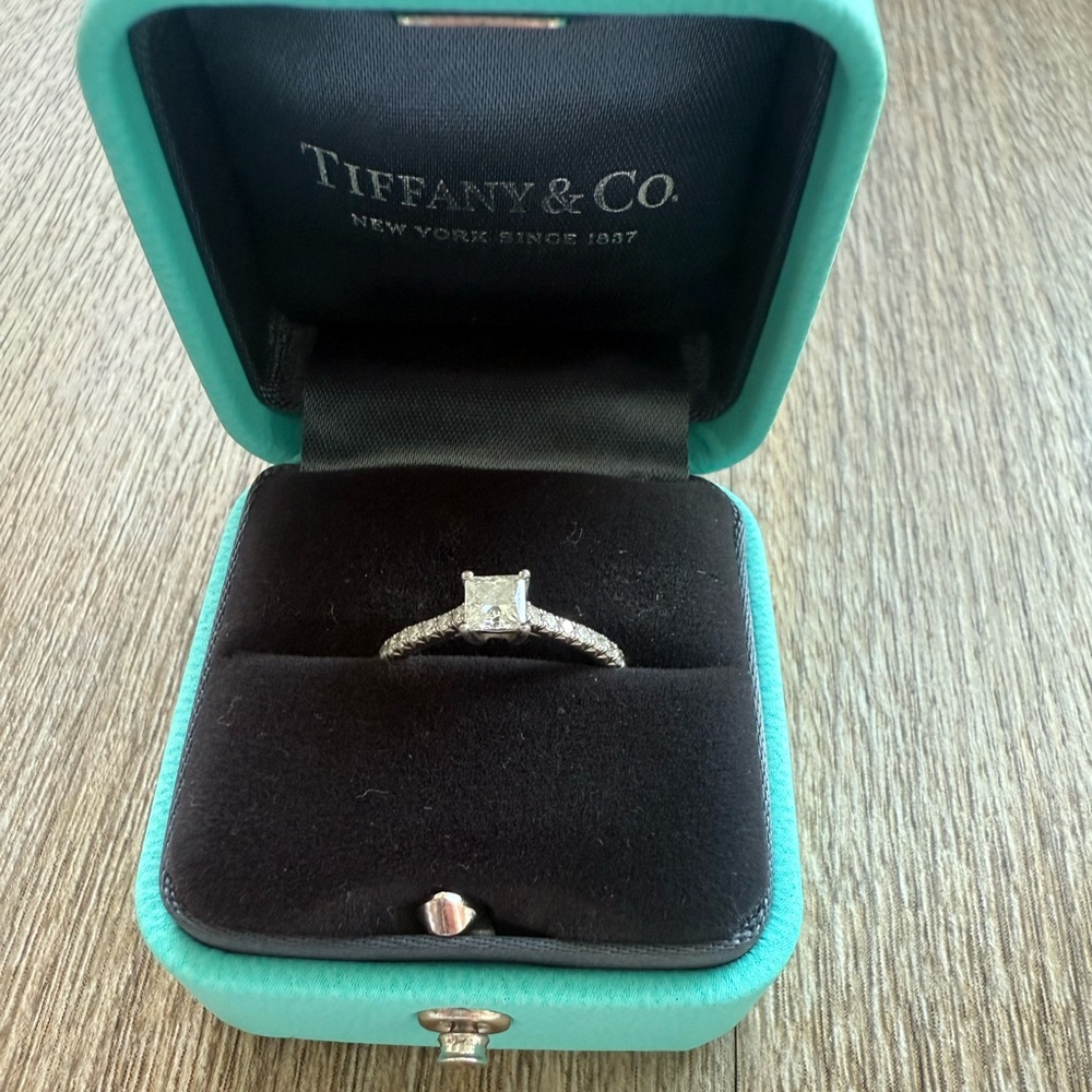 Tiffany&Co .39 Ct. Engagement Ring